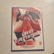 2024-25 Panini Donruss Kyshawn George Great X-Pectations RC #24 Wizards