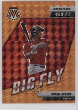 2022 Panini Mosaic Big Fly Fluorescent Orange Prizm 10/99 Rafael Devers 1ok6