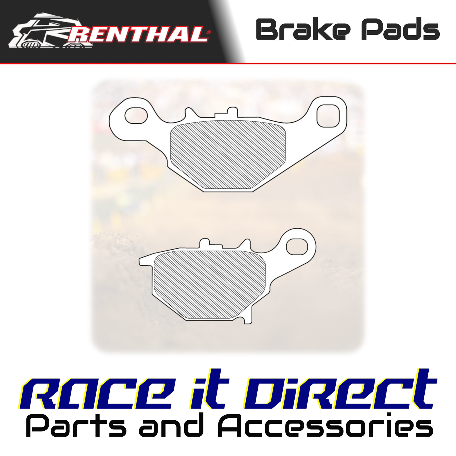 Rear Brake Pads for SUZUKI RM 85 2022 Renthal