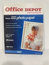 Office Depot Professional Selection Super Hvy Wt Photo Paper 8 x11 25 Sheets