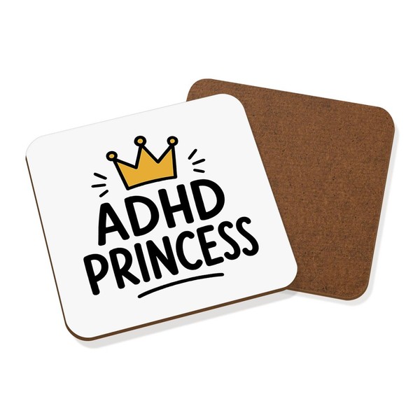Adhd Prinzessin Untersetzer GeträNke Autismus Queen Lehrer Student Schule Mental-image