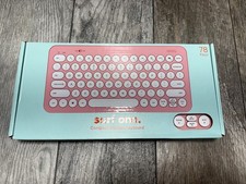 Surf Onn 78 Keys Compact Wireless Keyboard Damaged Box Pink Keyboard