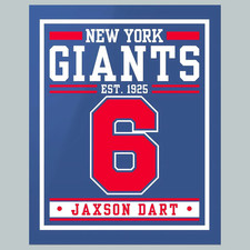 #0809 P -8X10 Jaxson Dart NY Giants Glossy Photo Fast-Secure Shipping