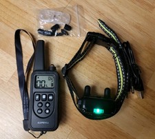 Remote Dog Training Collar IPX7 Waterproof 1600 Ft Collar Vibra Tone Light T704V