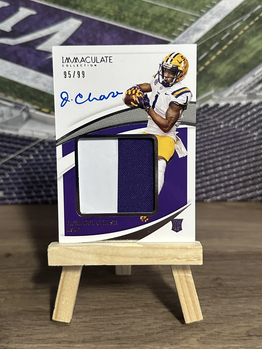 2021 Panini Immaculate Collection Collegiate Ja'Marr Chase #PPA-JC