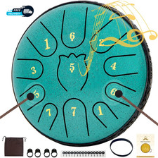Steel Tongue Drum 6 Inche 11 Note Steel Drums Rain Chime Raindrop Drum Rai