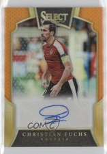 2016-17 Panini Select Signatures Orange Prizm /75 Christian Fuchs #S-CF Auto