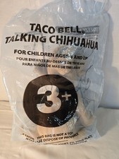 Vintage Taco Bell Talking Chihuahua W/ Mic *sound Does Not Work