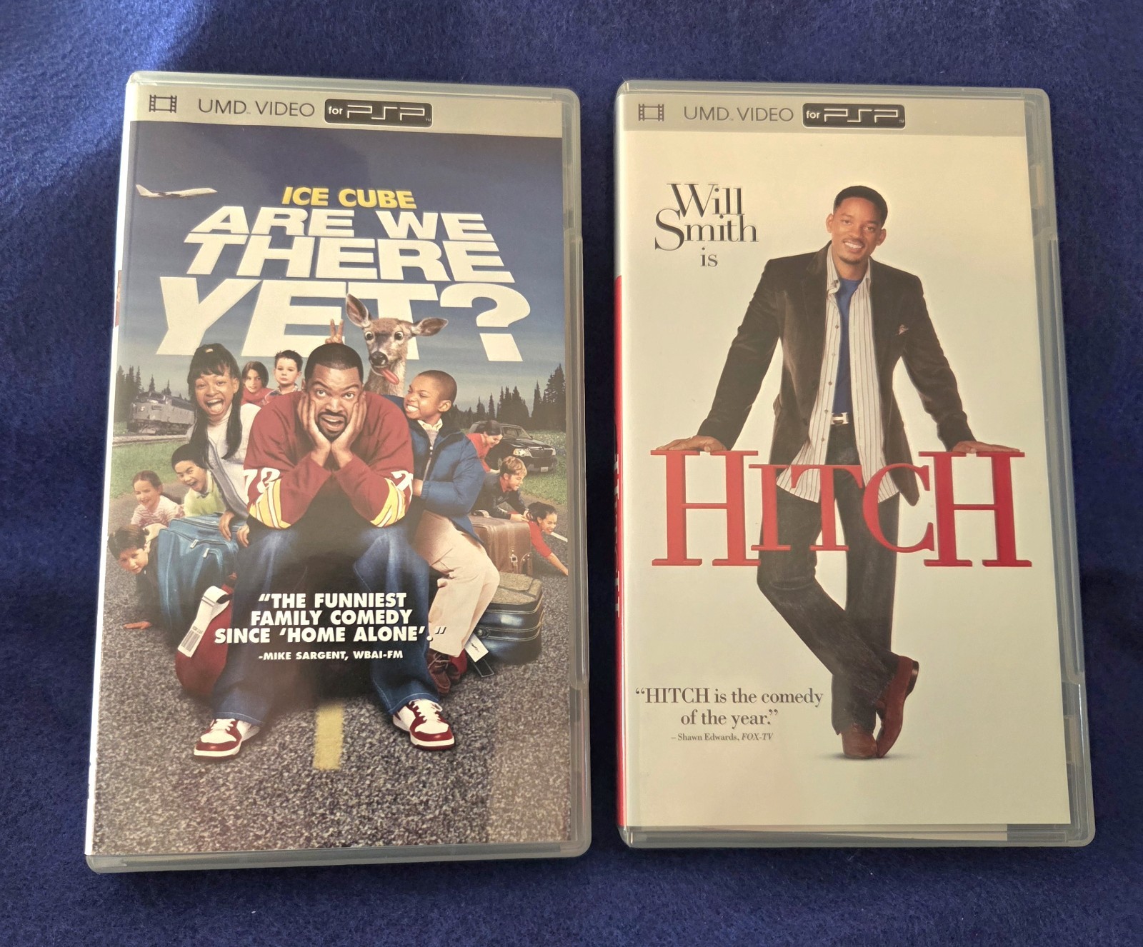 Sony Playstation PSP UMD Video Movie Lot Hitch & Are We There Yet Tested Comedy