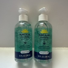 2X Pure Aloe Soothing After Sun Gel Soothes Moisturizes Skin No residue