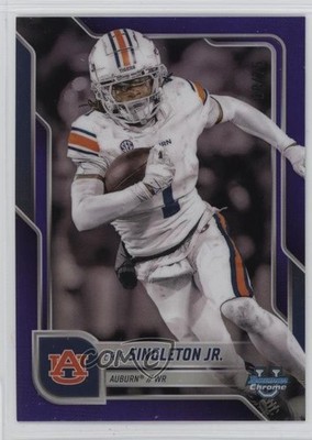 2025 Bowman U Chrome Purple Refractor 8/75 Eric Singleton Jr #186 1l2