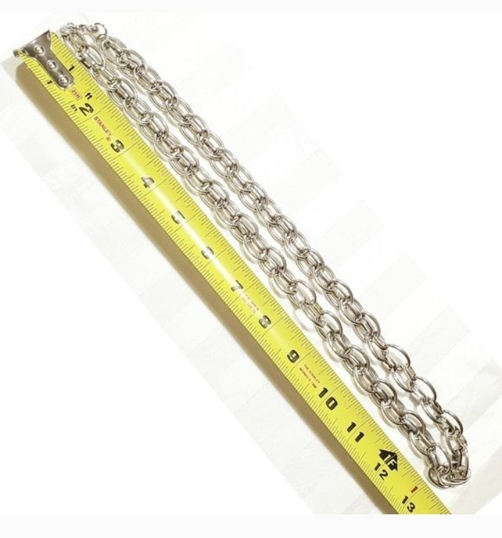 LOFT Chunky Double Link Chain Interlocking Links … - image 8