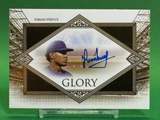 2020 Futera Unique Glory #GL29 Fabian Pertuz #03/04 AUTO CUBS ☘️092