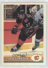 1999-00 O-Pee-Chee Chrome Refractor Todd Simpson #174 2vh