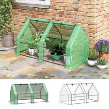 Mini Small Greenhouse Poly tunnel Steeple for Plants Vegetables