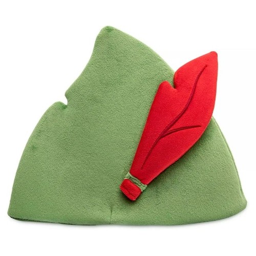 Peter Pan Halloween Costume Hat for Adults - Soft Cap w/ Feather - Picture 2 of 3