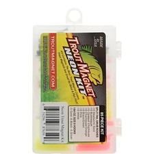 85-Piece Neon Soft Plastic Fishing Lure Kit with Jig Heads and Storage Box