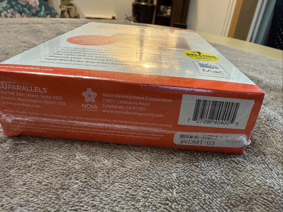 Parallels Desktop 3.0 For Mac Run Windows on Your Mac!!! NEW IN RETAIL BOX - Image 4 of 4