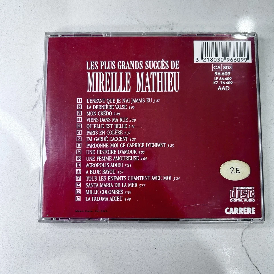 Mireille Mathieu Les Plus Grands Succès CD Carrere Spot TV - Image 2 of 4