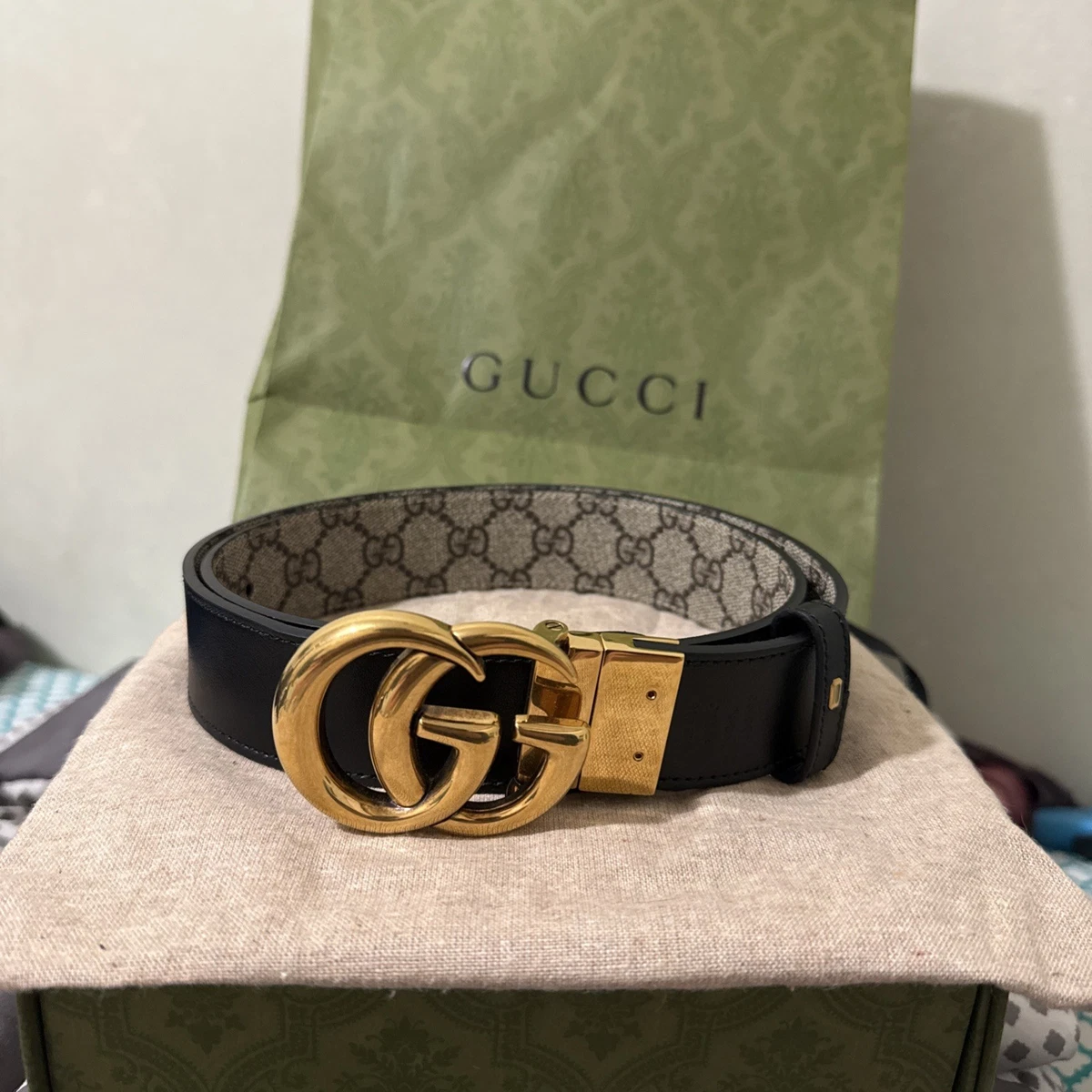 GUCCI ベージュレザー ベルト 90-36 gucci belt beige products for sale | eBay