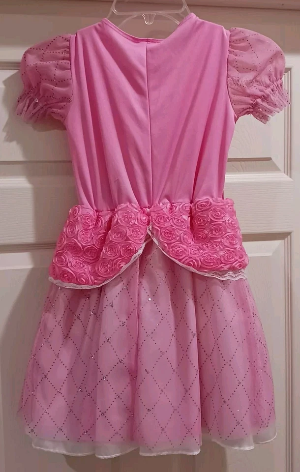 Barbie Rosebud Disfraz Vestido Niña Pequeño (6/7) Rosa Rubí ¡Muy Bueno! Foto 2 de 4