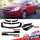 For Vauxhall Corsa Astra C D E Side Skirt+Rear Lip+Front Bumper Spoiler Splitter