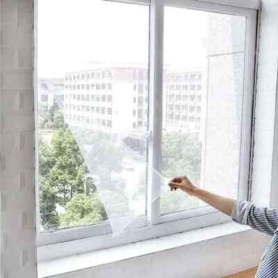 Fenster Insektenschutz Netz Netz weiß Fliegen Bug Moskito Motten Schutz Abdeckung groß DIY