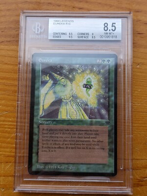 MTG Legends Rare Eureka RL English - BGS 8.5 - two 9+ grades - see pictures