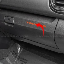 Orange Overlay DECAL for Dash board Interior Letters For 2016-2023 Toyota Tacoma