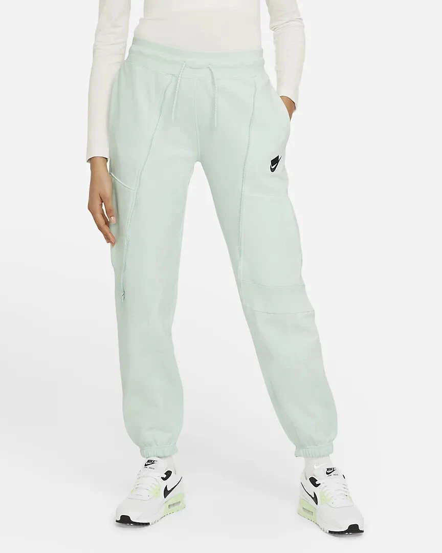 Nike Sportswear Fleece Jogger Size M Pants Womens Barely Green DC5282 394
