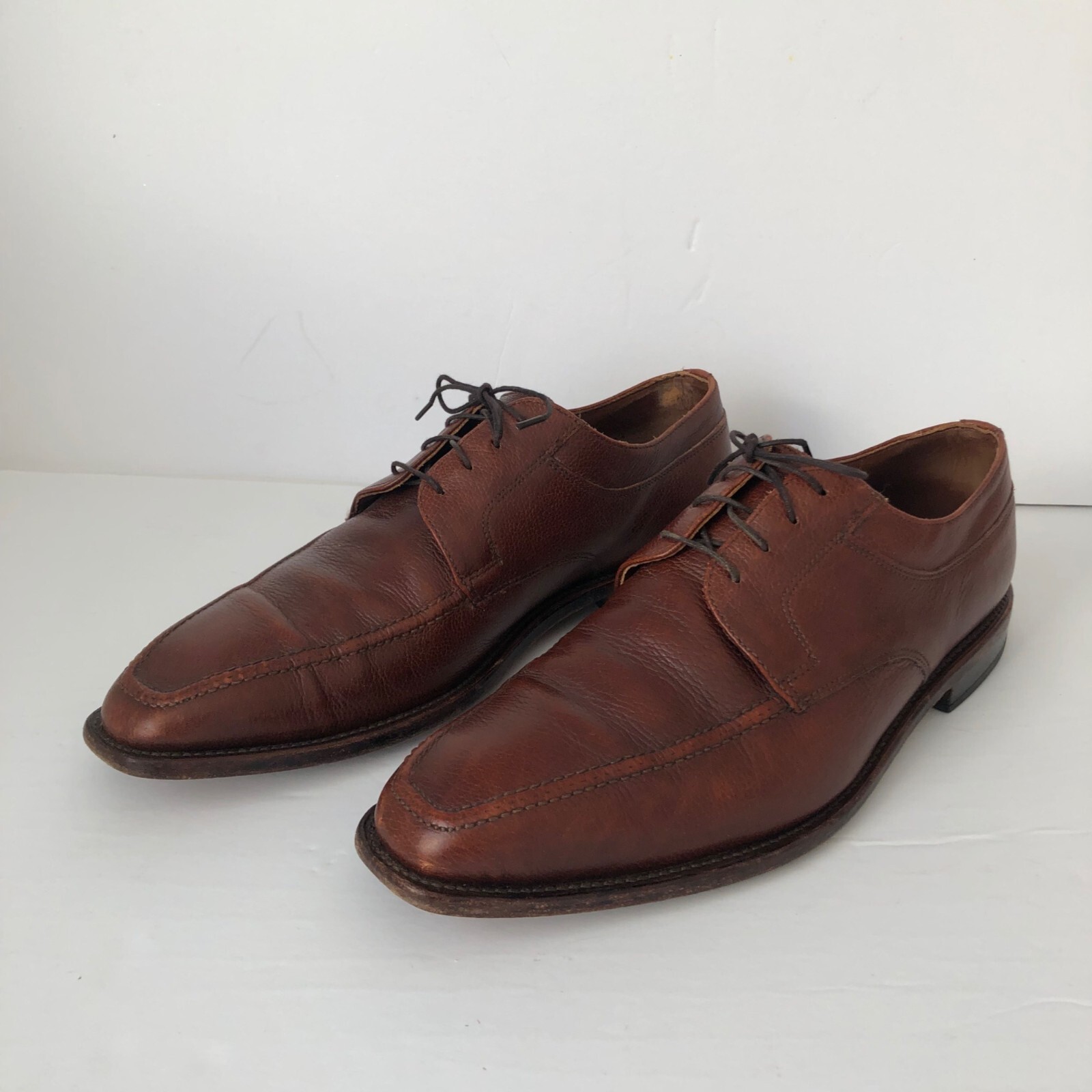 SAOLA Scarpe eleganti uomo Allen Edmonds Jacksons Oxford pelle ciottolata marrone taglia 9 5 D