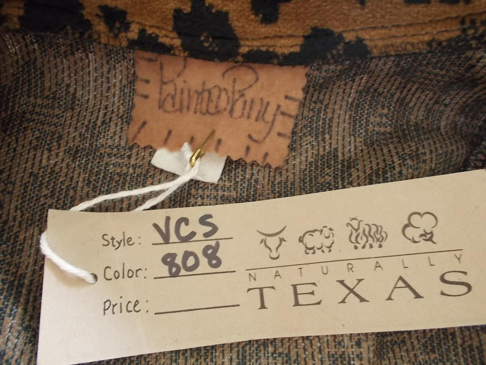 NWT New PAINTED PONY Brown Black Cheetah Animal Print JACKET Sz M L