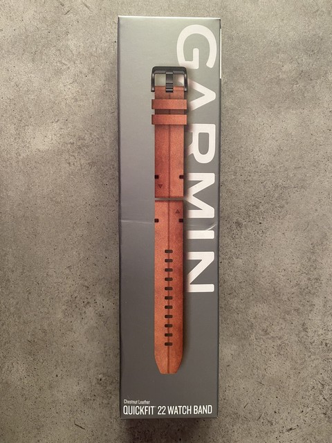 garmin chestnut leather band