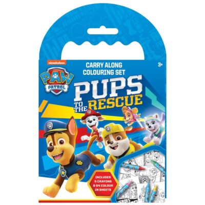 Paw Patrol Carry Along Farbset Kinder Reise Spaß Activity Party Taschenfüller