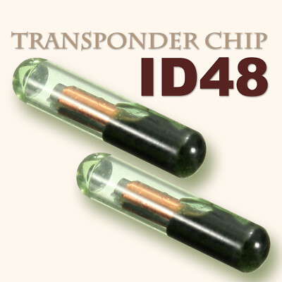 2x Wegfahrsperre Glass Transponder Chip ID48 T6 Für VW Volkswagen AUDI PORSCHE