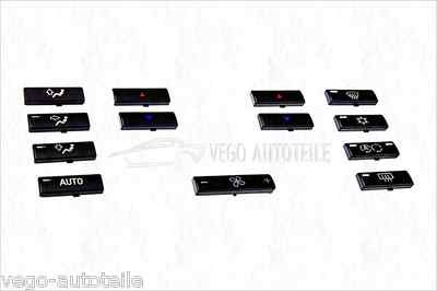 ORIGINAL ELO SET KOMPLETT KLIMABEDIENTEIL SCHALTER KNOPF 13 TASTEN 64116915812