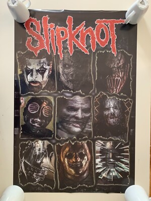 SLIPKNOT,MUSIC BAND,RARE LICENSED 2015 POSTER | eBay