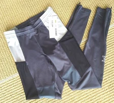 7 DAYS ACTIVE 'Running Tights - Long' Men's Compression Training Pants S Gry NWT