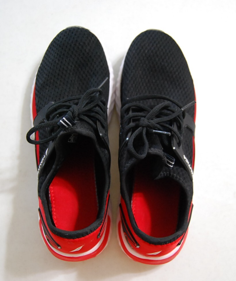 Scarpe Nautica rosse nere e bianche taglia 10 lotto C