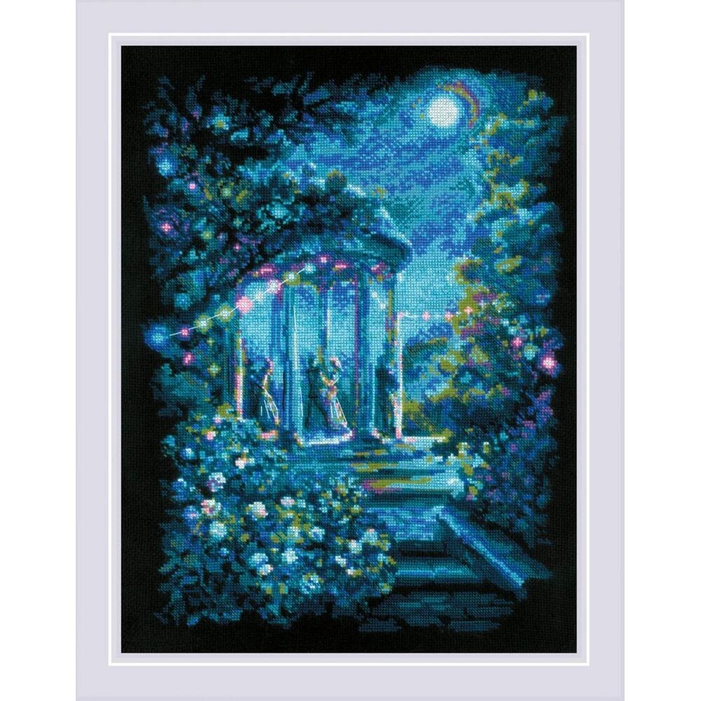 Riolis Ensemble de points de croix "La mer est meilleure", modèle numéroté, 20x4