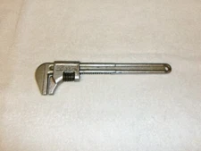 Vintage Diamond Forged C711 Adjustable Wrench Smooth Jaw Monkey Wrench USA