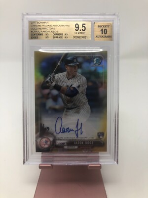 2017 Bowman Chrome Aaron Judge Autograph