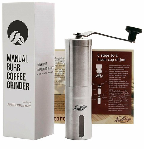 Molinillo De Cafe Manual Portatil Acero Inoxidable Fácil de usar Prensa  Francesa | eBay