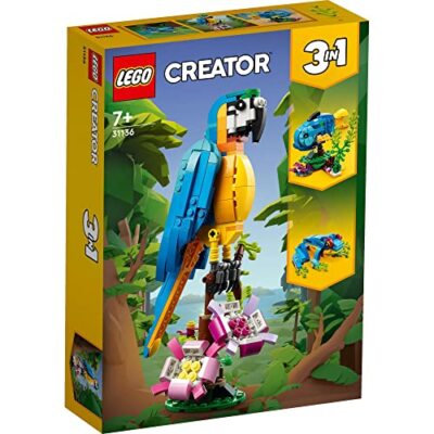 れご LEGO 31136 Creator 3-in-1 The Exotic Parrot Construction Toy Ju