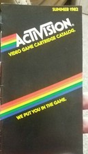 Summer 1982 Activision Video Game Cartridge Catalog-booklet-Atari 2600