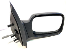 Espejo retrovisor exterior derecho FORD FIESTA Courier 89-01 negro, granulado, convexo