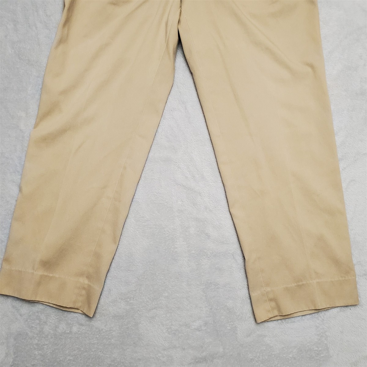 Travel Smith Pants Mens 36X29 Khaki Pleated Cotton Blend Outdoor