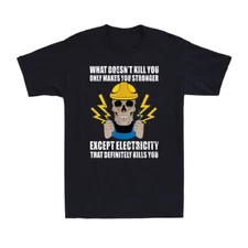 Funny Electrician Gift for Electrical Engineer Electricity Gift Men's T-Shirt