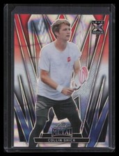 2024 LEAF METAL PICKLEBALL COLLIN SHICK RED WHITE BLUE LAVA/25