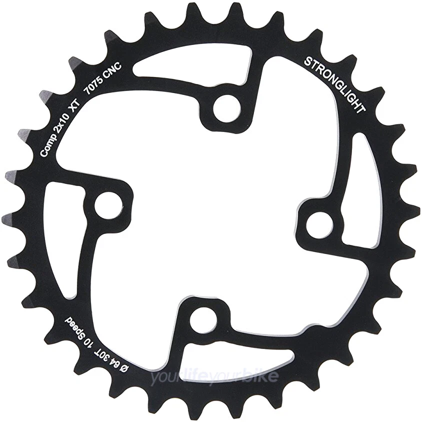 STRONGLIGHT KETTENBLATT 2-fach 30 ZÄHNE 64㎜ 10-fach MOUNTAINBIKE SHIMANO FC-M785 - Bild 1 von 1